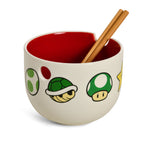 Produktbild Super Mario - Symbols Ramen Schale mit Ess-Stäbchen