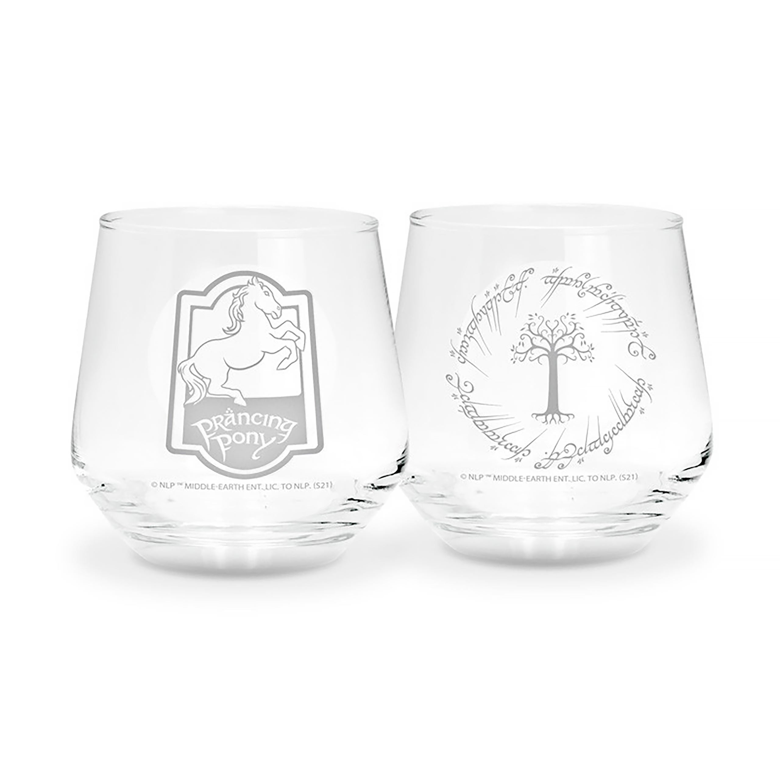 Immagine del prodotto Il Signore degli Anelli - Il Puledro Impennato & Gondor set di 2 bicchieri
