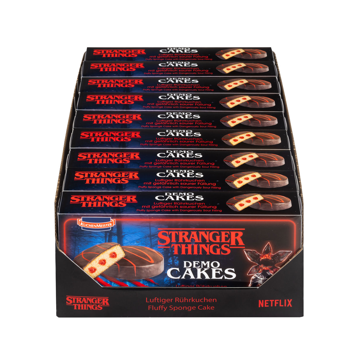 Image produit Stranger Things - Demo Cakes gâteaux moelleux, présentoir de 9