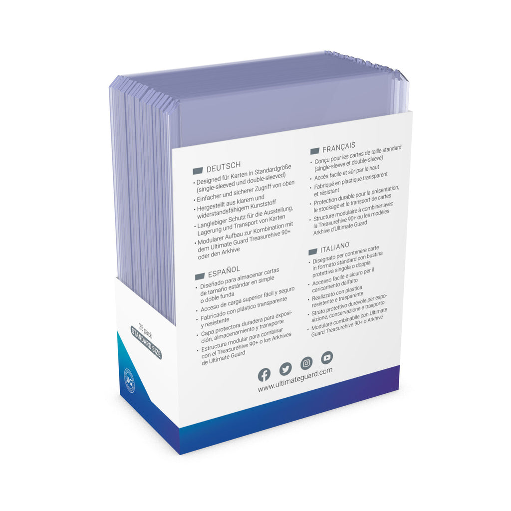 Produktbild Ultimate Guard Card Covers Toploading 35 pt Transparent 25er-Pack