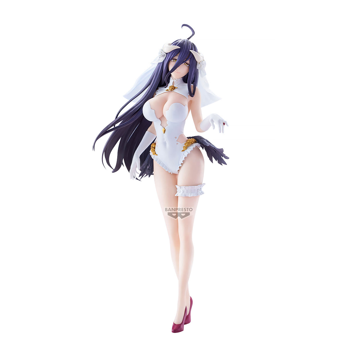 Image produit Overlord - Figurine Albedo Glitter & Glamours Version Mariage