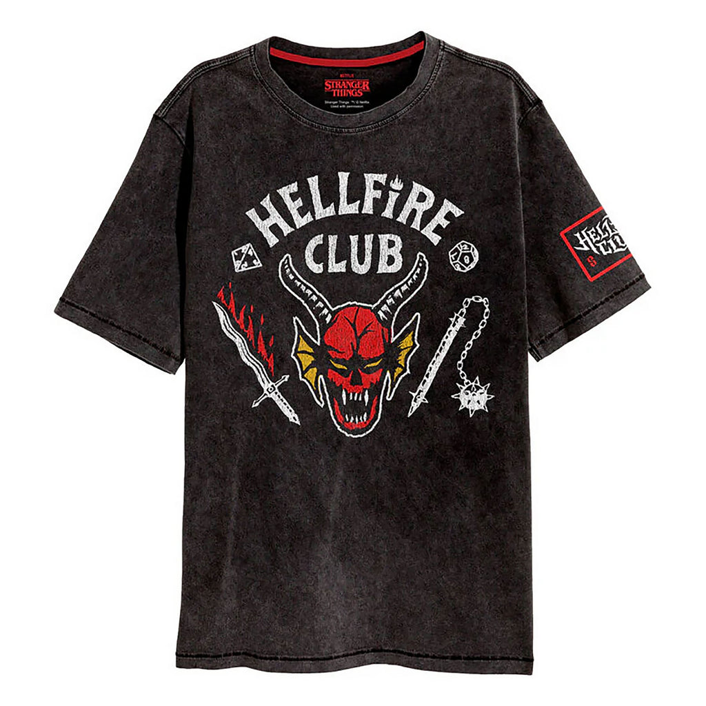 Immagine del prodotto Stranger Things - T-shirt Hellfire Club grigia