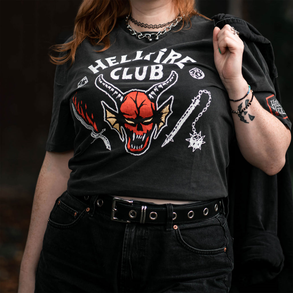 Immagine del prodotto Stranger Things - T-shirt Hellfire Club grigia