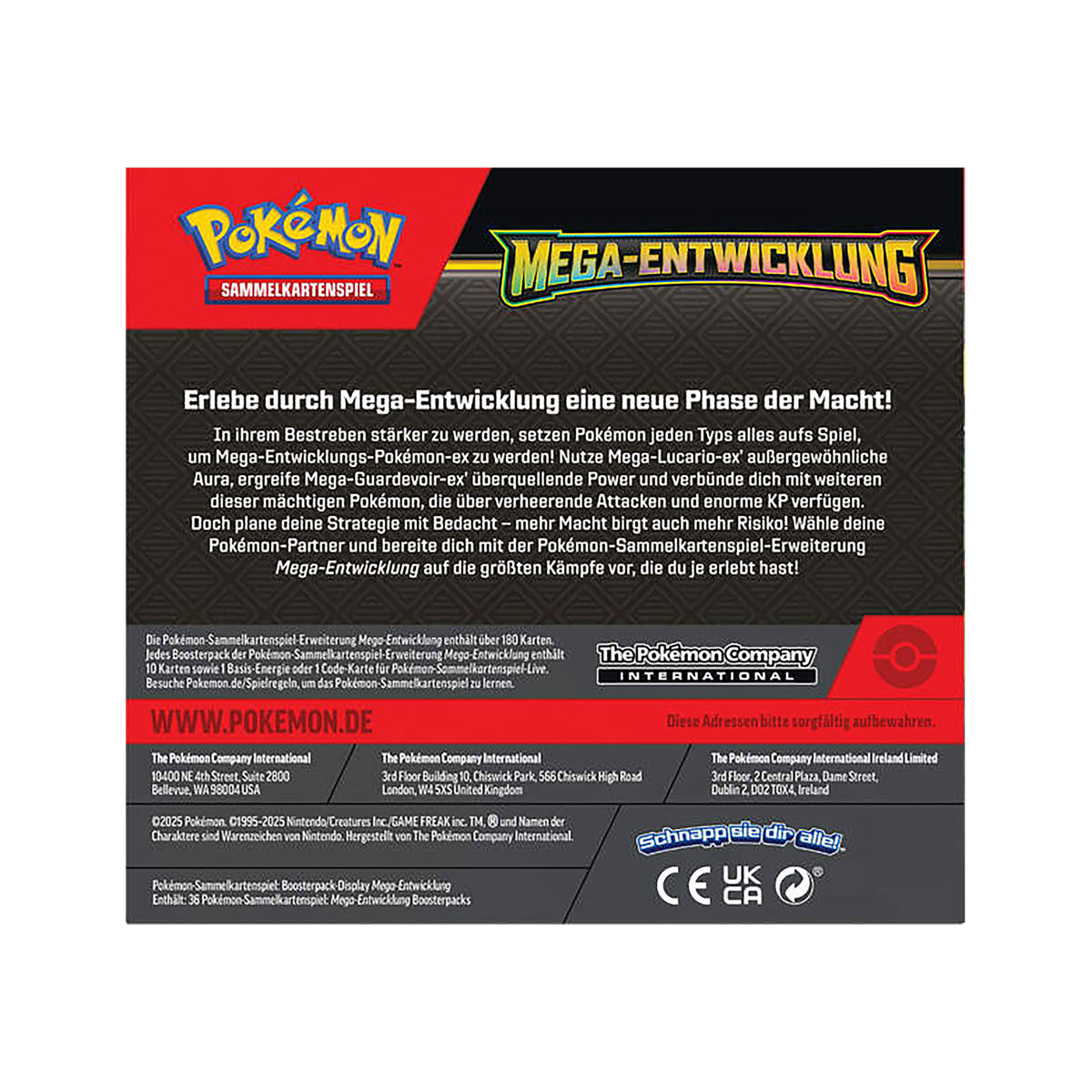 Immagine del prodotto Pokémon - Mega Evoluzione Display booster carte collezionabili