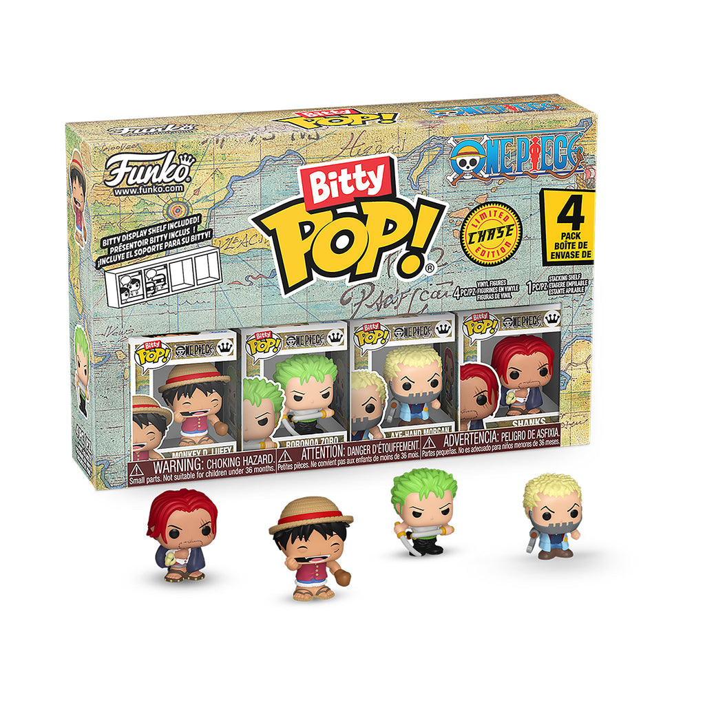 Image produit One Piece - Set de 4 figurines Funko Bitty Pop Série 1