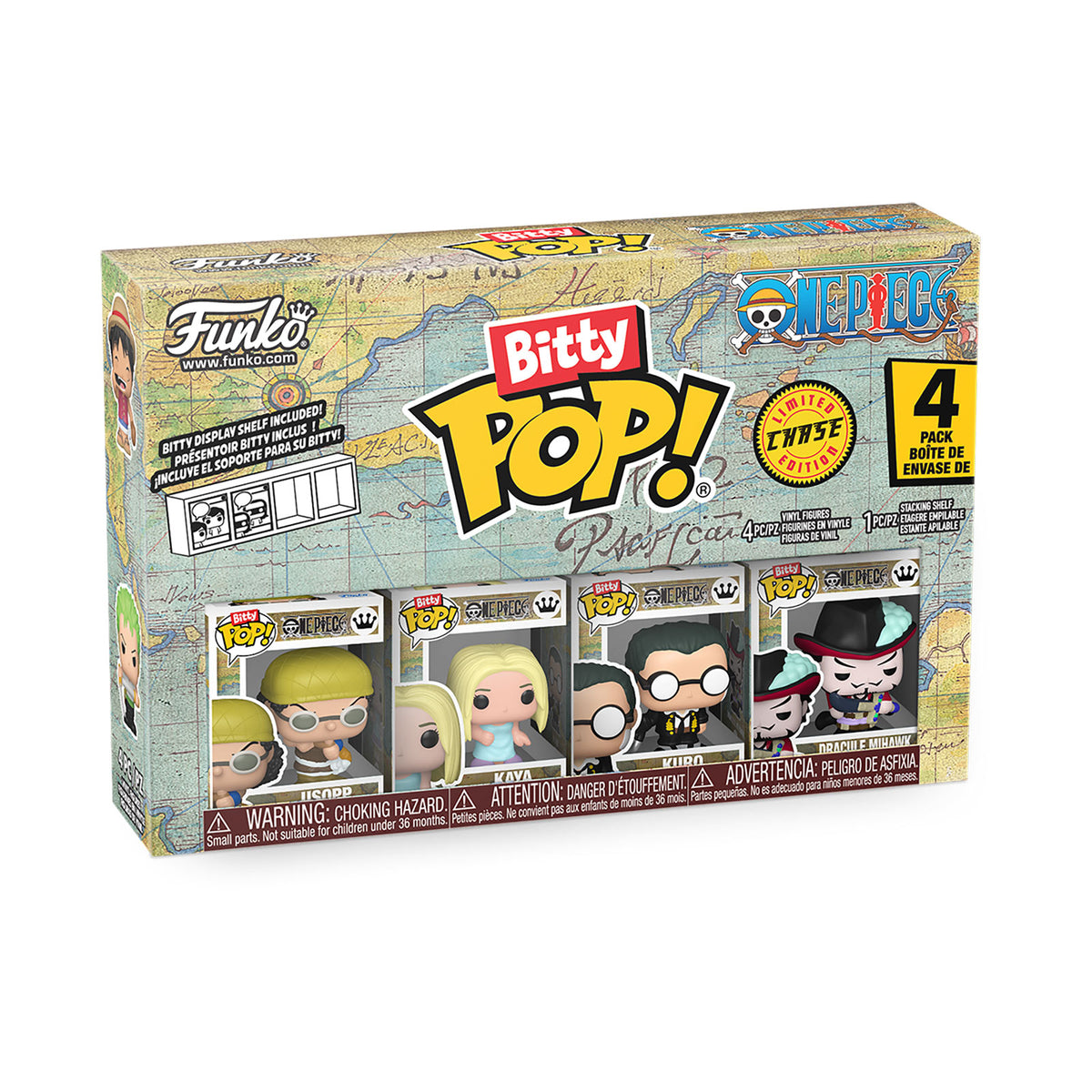 Produktbild One Piece - Funko Bitty Pop 4er Figuren Set Serie 4