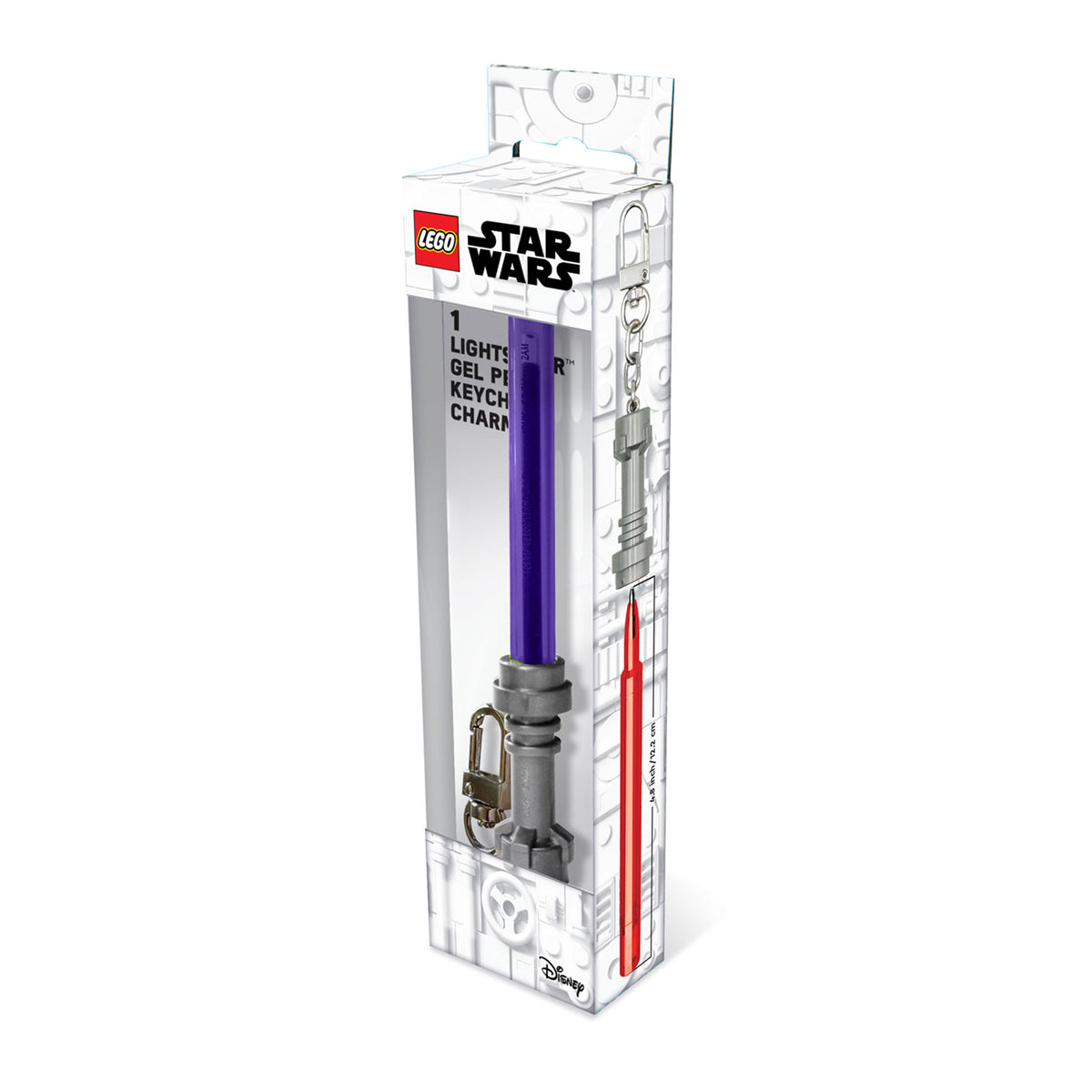 Immagine del prodotto Star Wars - Penna gel LEGO spada laser con moschettone, viola