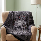 Image produit Plaid douillet blason Stark - Game of Thrones