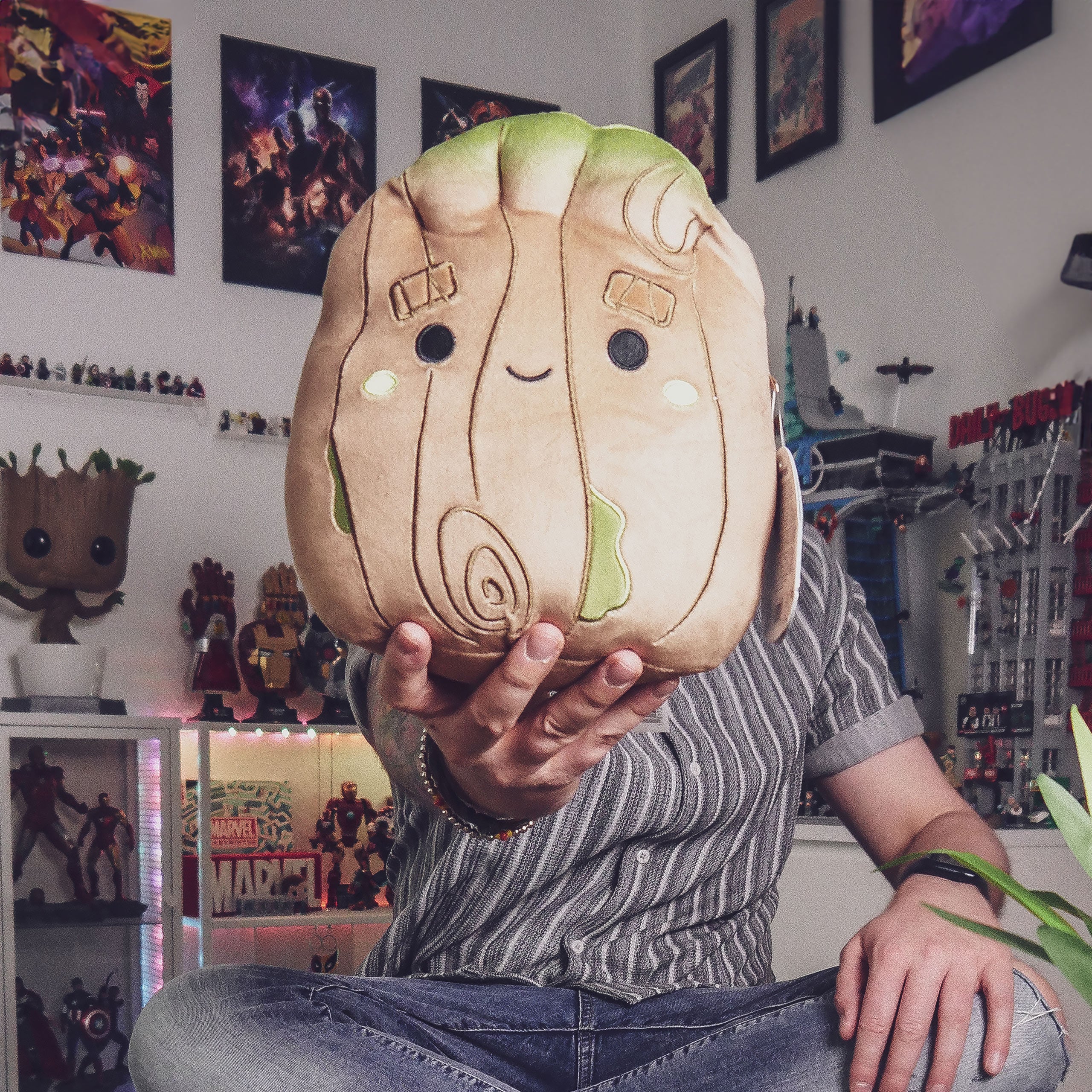 Image produit Groot Squishmallows peluche - Les Gardiens de la Galaxie