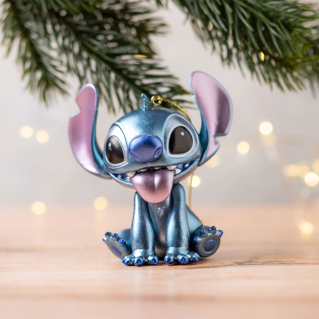Image produit Stitch Décoration de sapin de Noël métallisée - Lilo & Stitch