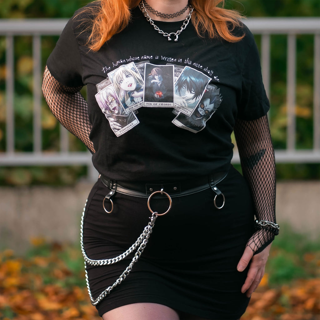 Immagine del prodotto Death Note - T-shirt Playing Cards nera