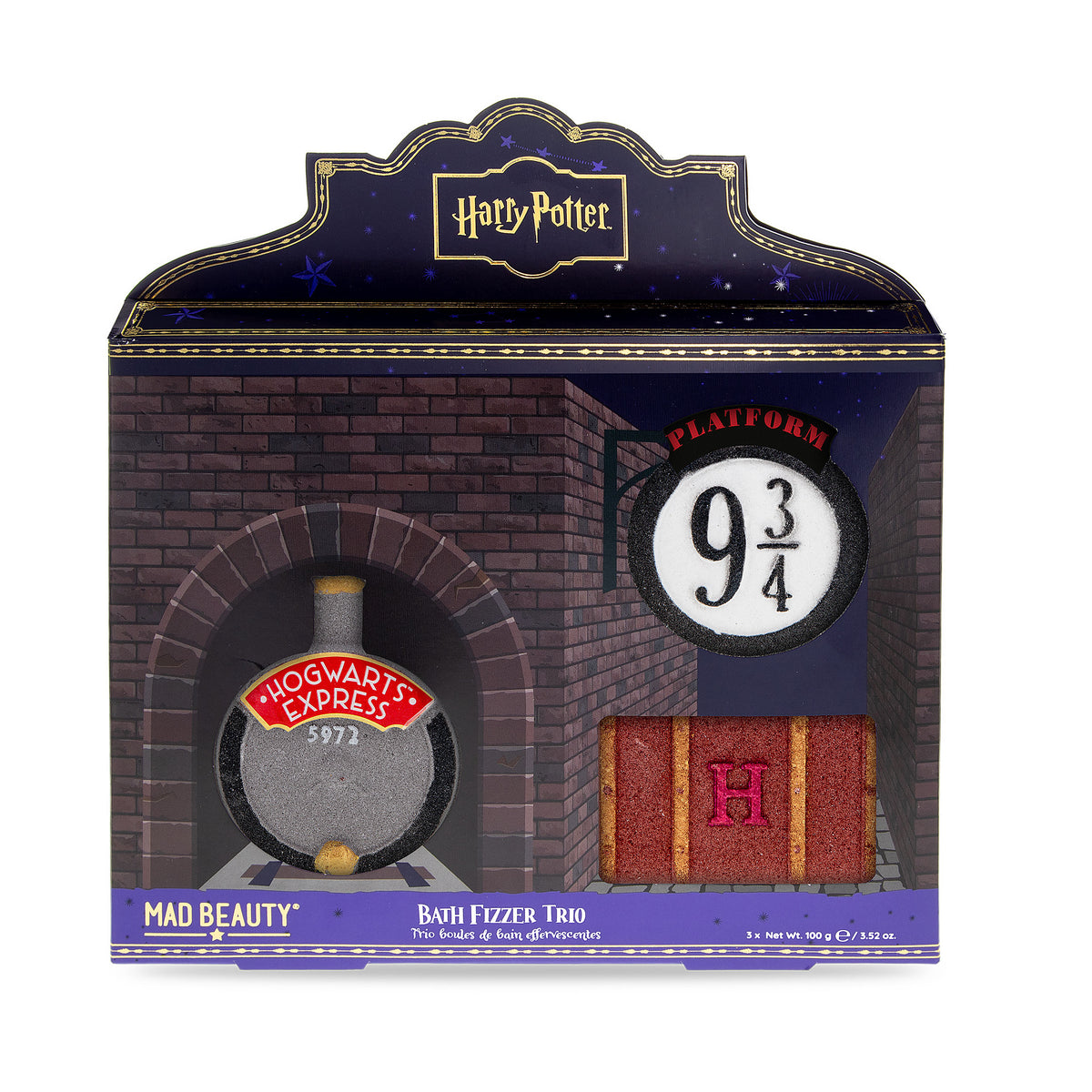 Image produit Harry Potter - Lot de 3 bombes de bain Quai 9 3/4
