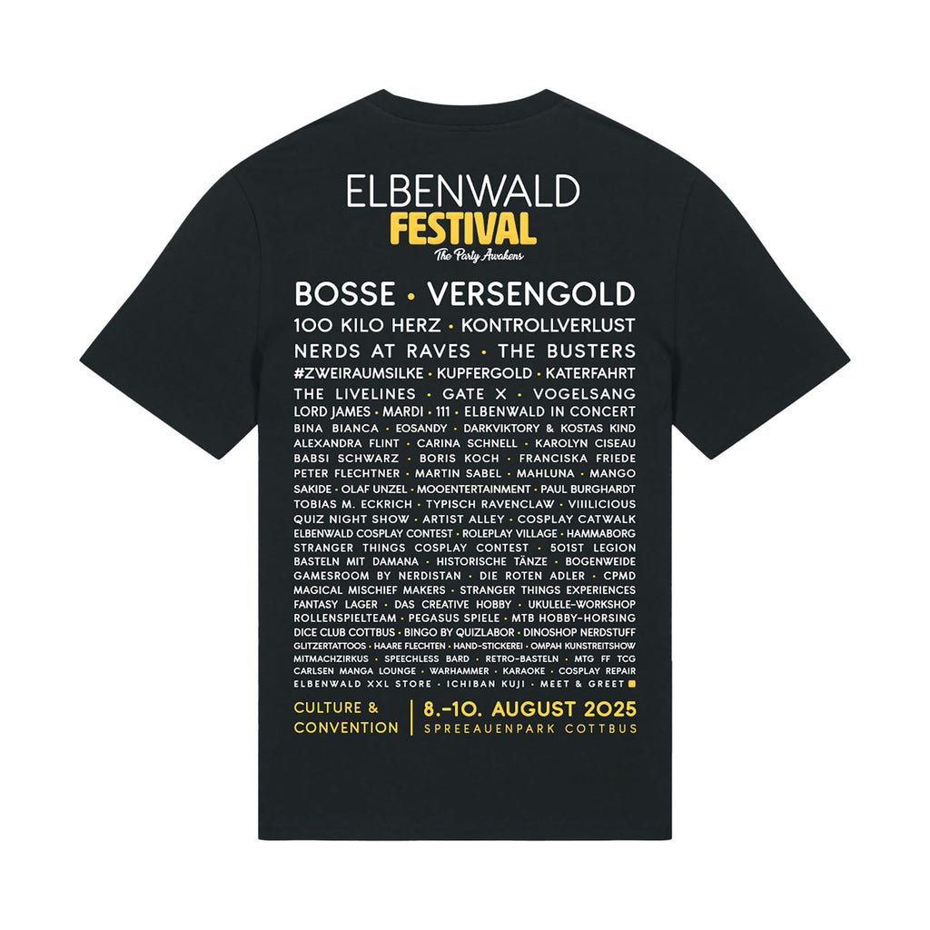 Produktbild Elbenwald Festival - Tape Shirt schwarz