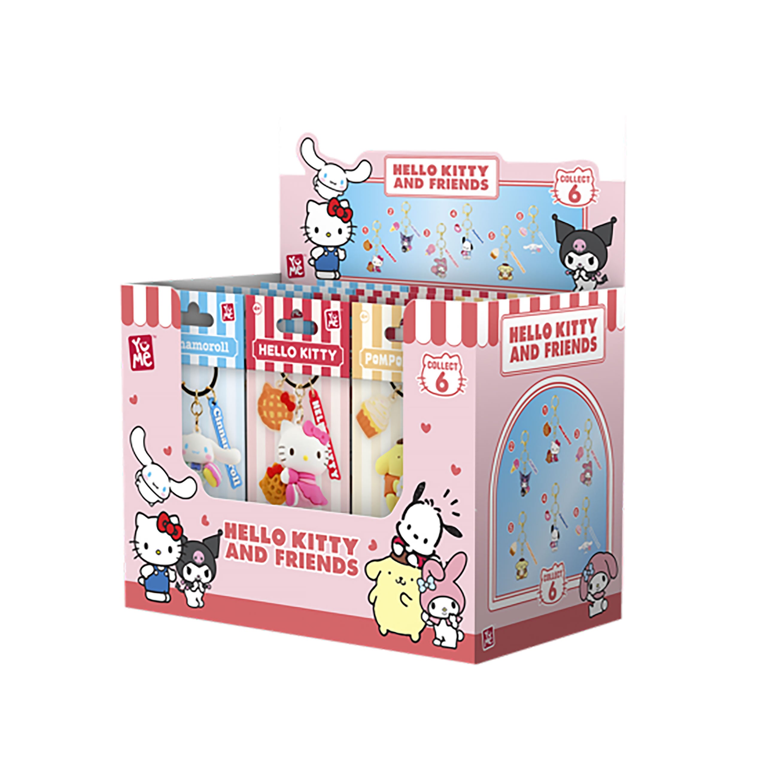 Produktbild Hello Kitty and Friends - YuMe Tee Party Mystery Schlüsselanhänger Display