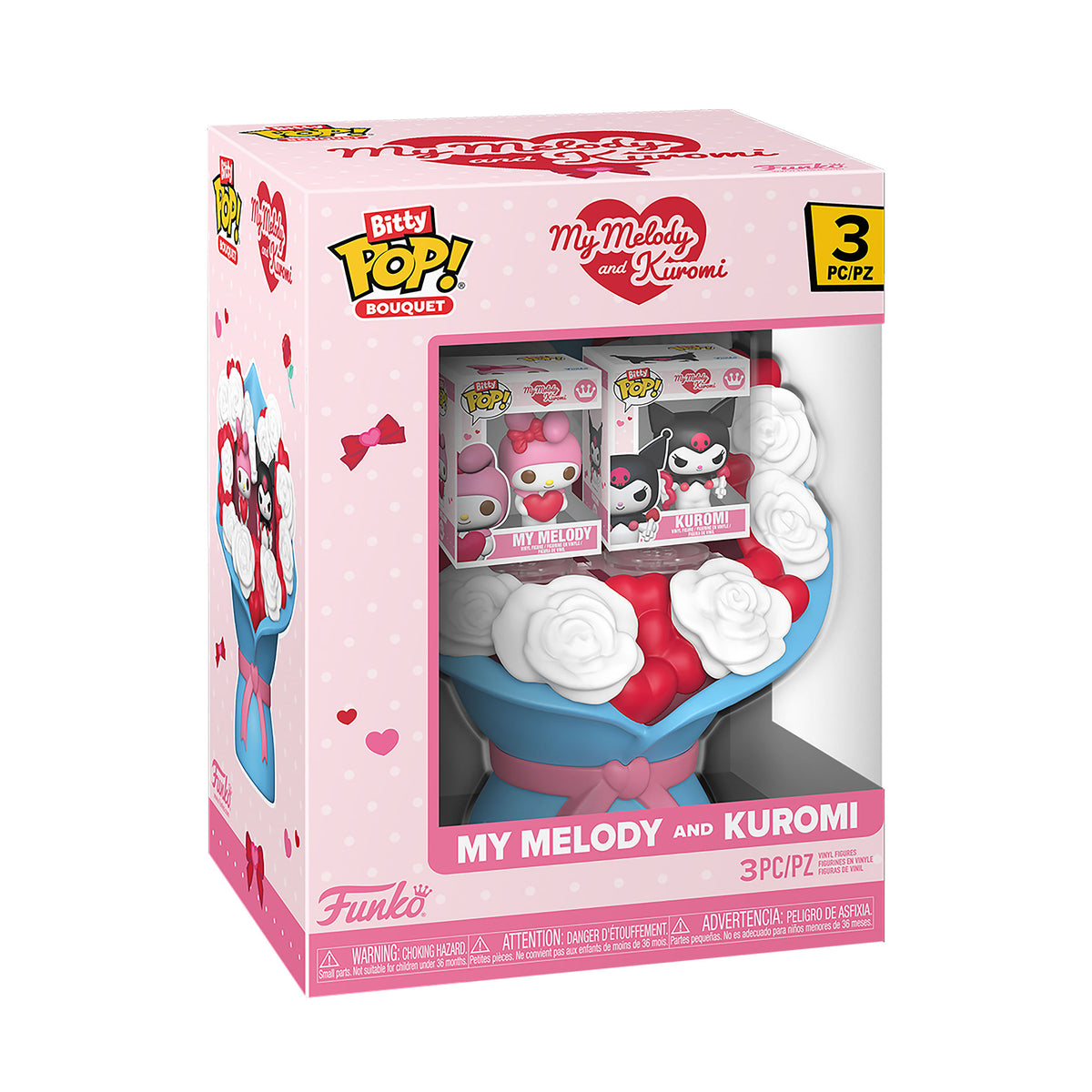Produktbild Hello Kitty and Friends Kuromi und Hello Kitty Valentines Funko Bitty Pop Bouquet - Sanrio