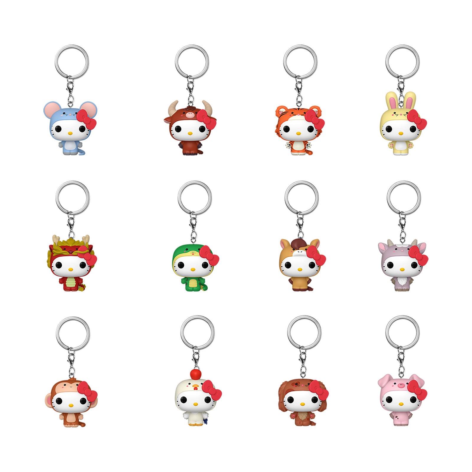 Immagine del prodotto Hello Kitty and Friends Animals portachiavi Mystery Funko Pop - Sanrio