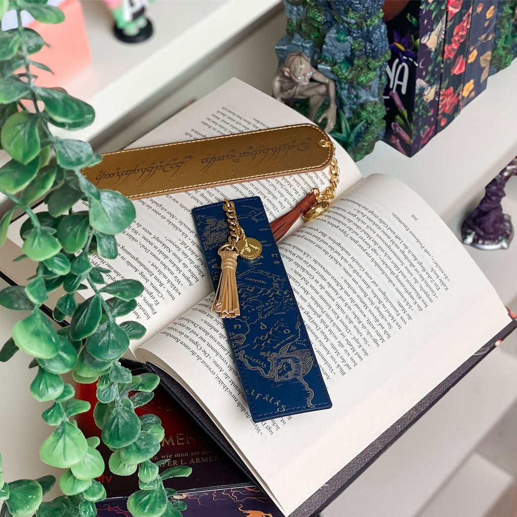 Product image The Lord of the Rings - Middle-earth Map and Ring Inscription Bookmark Set