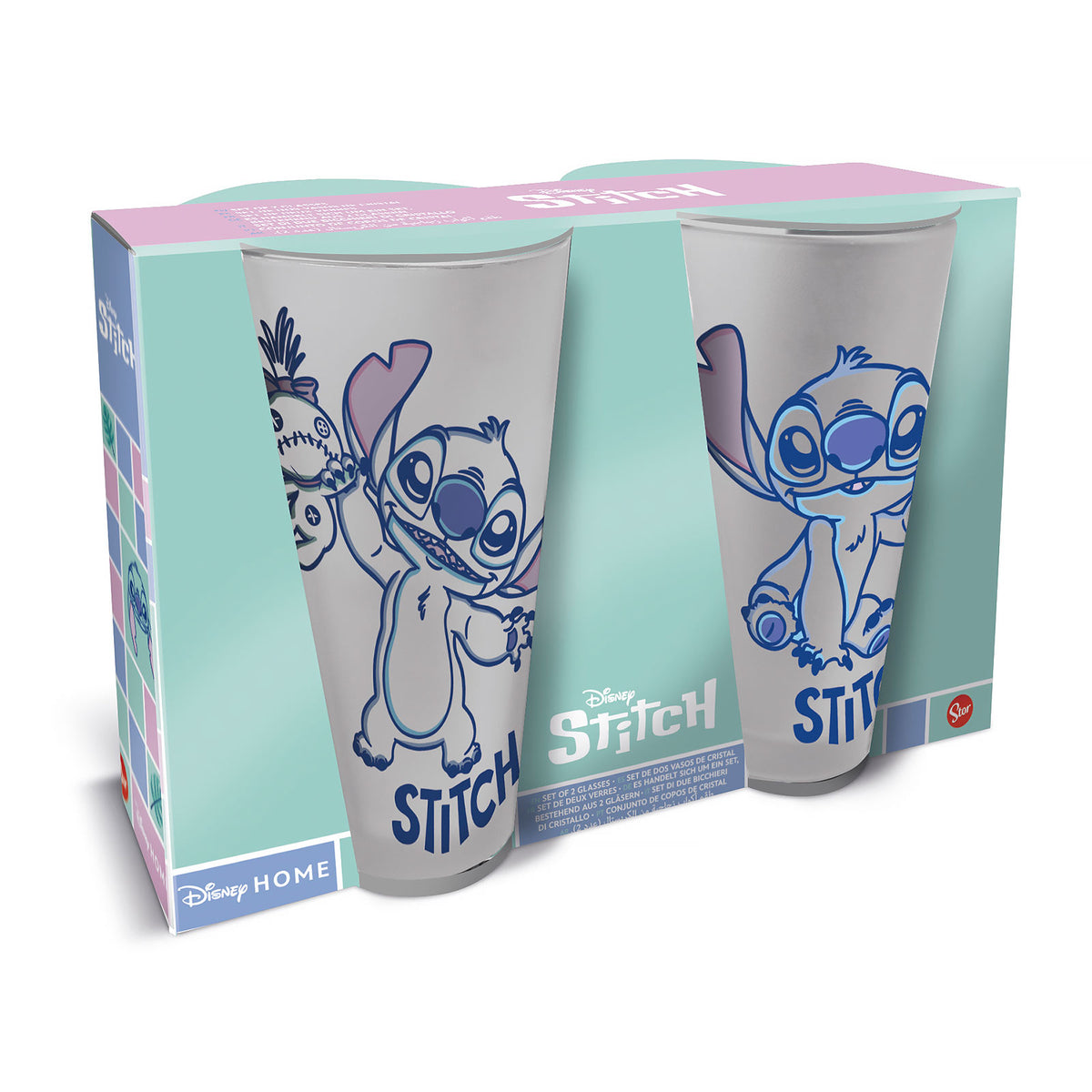 Produktbild Stitch Aloha Gläser 2er Set - Lilo & Stitch