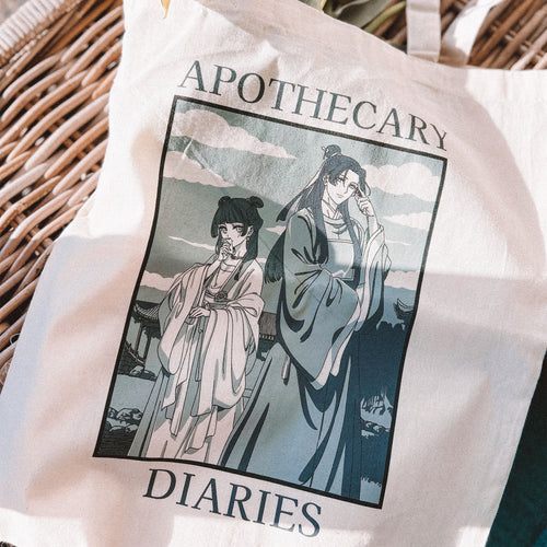 Produktbild Maomao und Jinshi Jutebeutel für Die Tagebücher der Apothekerin Fans