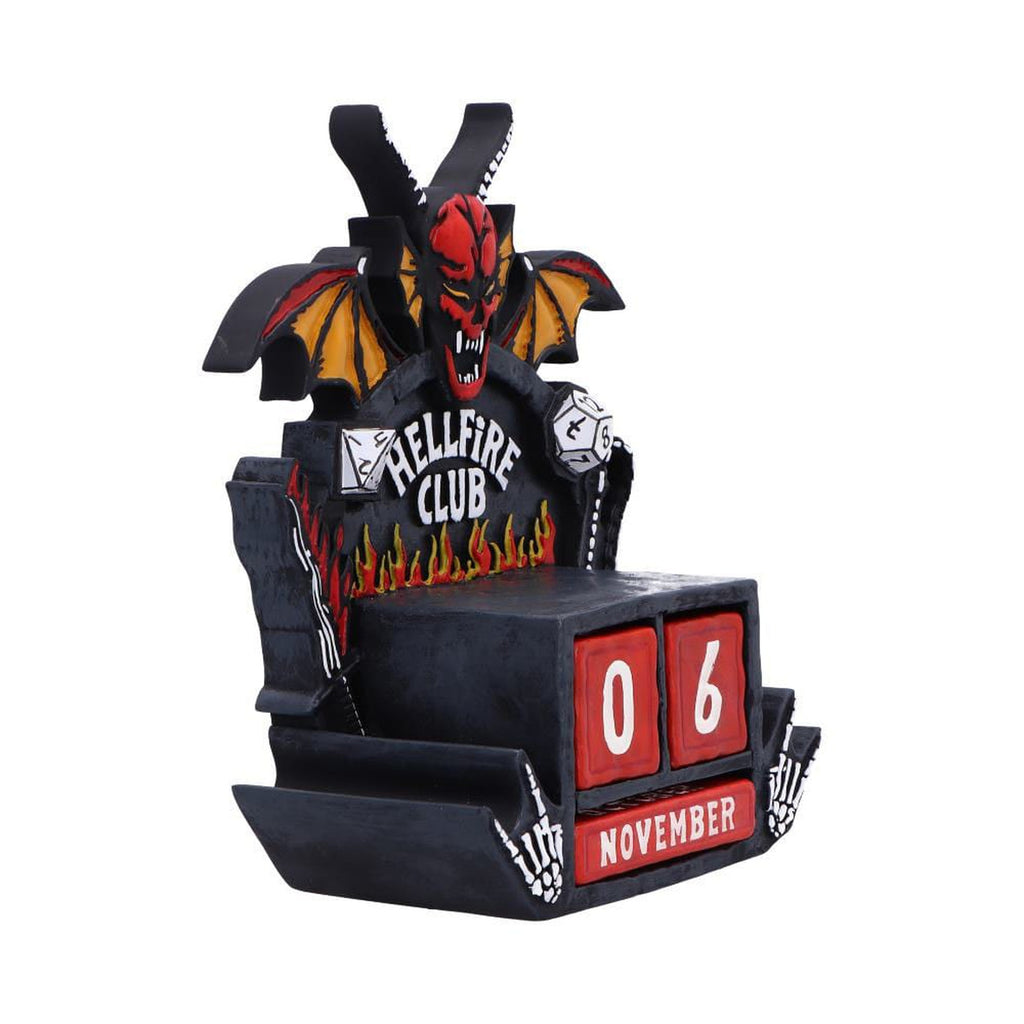Image produit Stranger Things - Calendrier perpétuel 3D Hellfire Club