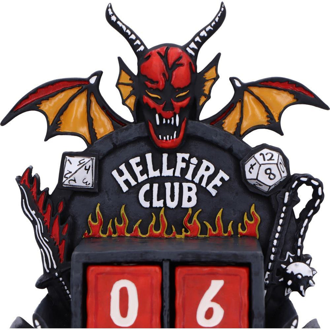 Image produit Stranger Things - Calendrier perpétuel 3D Hellfire Club