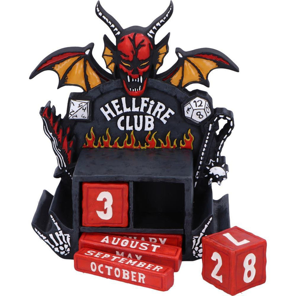 Image produit Stranger Things - Calendrier perpétuel 3D Hellfire Club