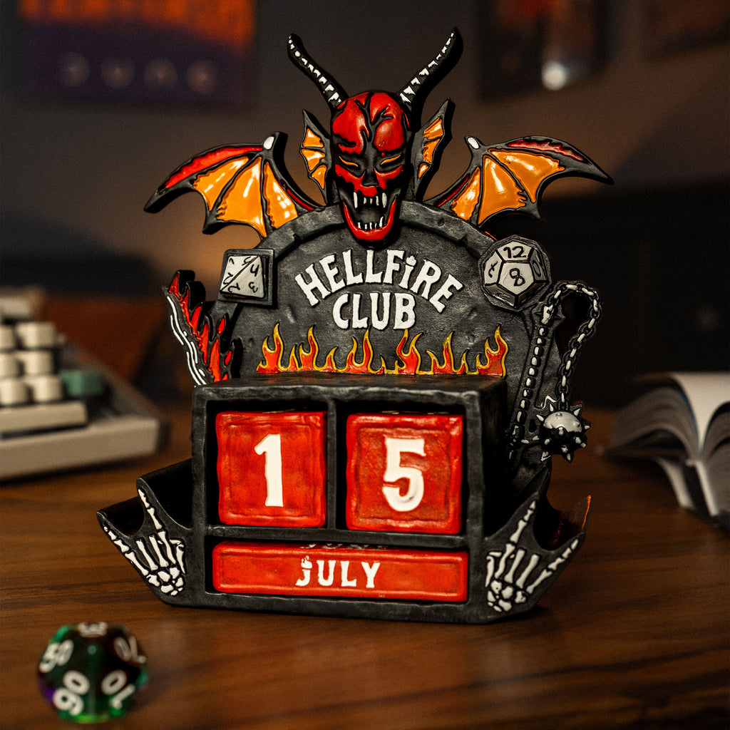 Image produit Stranger Things - Calendrier perpétuel 3D Hellfire Club