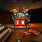 Image produit Stranger Things - Calendrier perpétuel 3D Hellfire Club