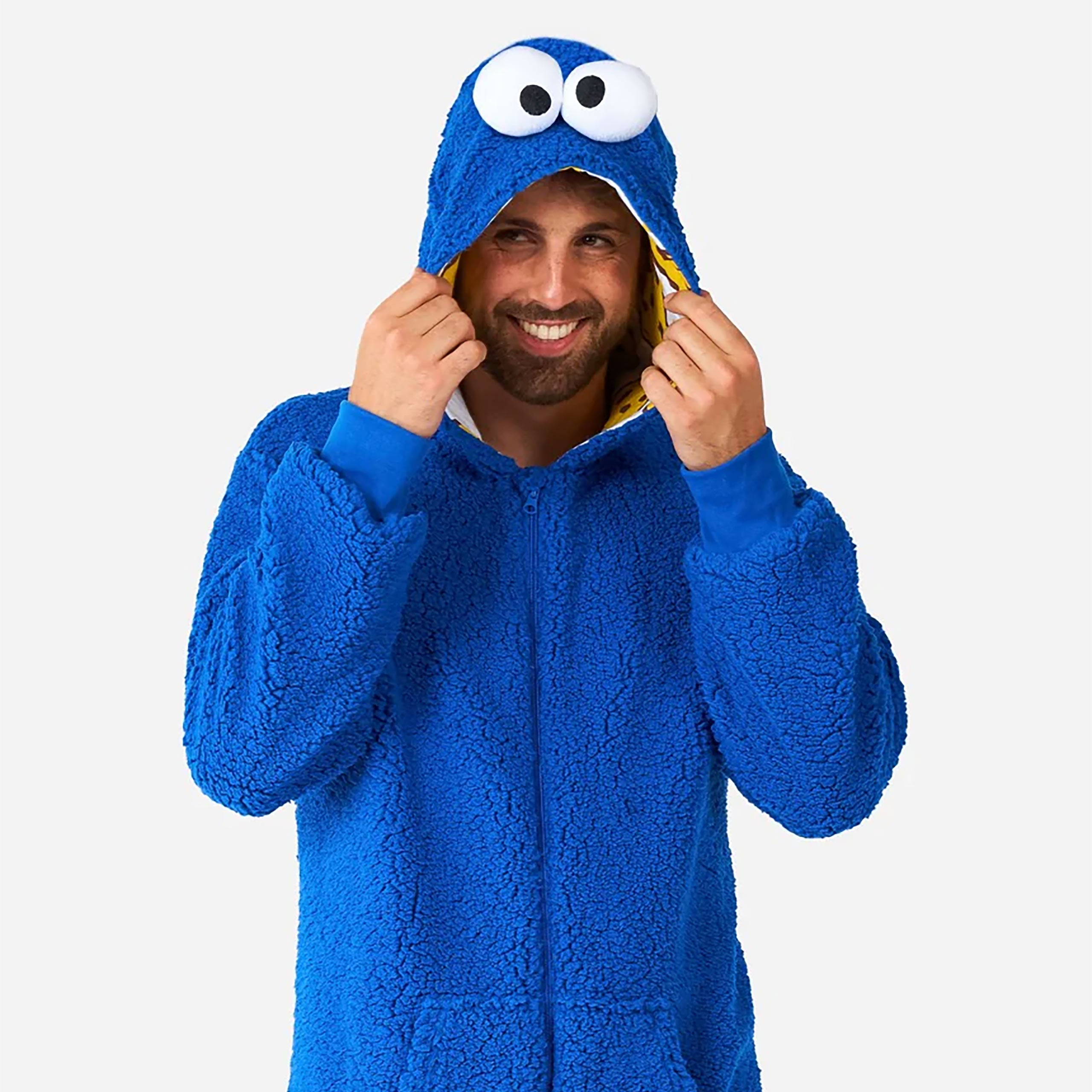 Image produit Sesame Street - Combinaison en peluche Cookie Monster pour adultes