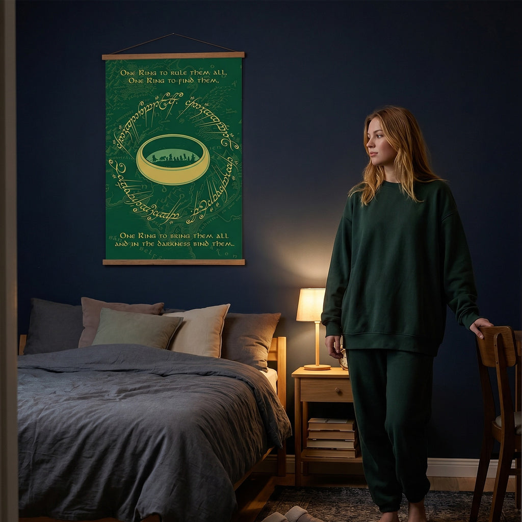 Immagine del prodotto Il Signore degli Anelli - L’Unico Anello Wall Scroll