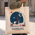 Immagine del prodotto Elbenwald ad Amburgo Borsa in juta Skyline