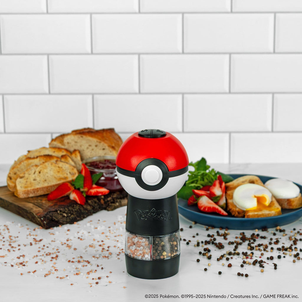 Produktbild Pokemon - Pokeball Elektrische Salz & Pfeffermühle