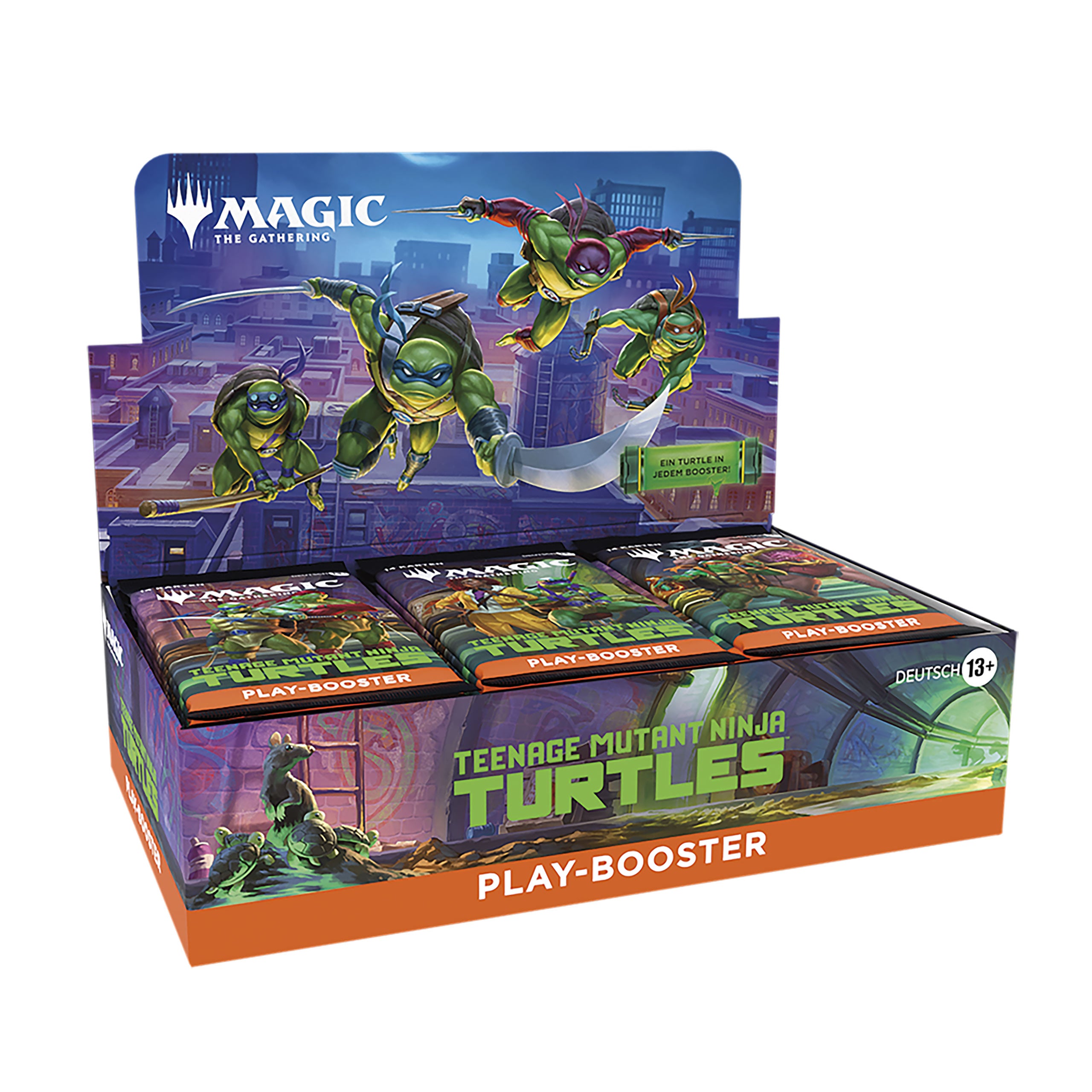 Image produit Teenage Mutant Ninja Turtles Play Booster version allemande – Magic: The Gathering Display E1091583