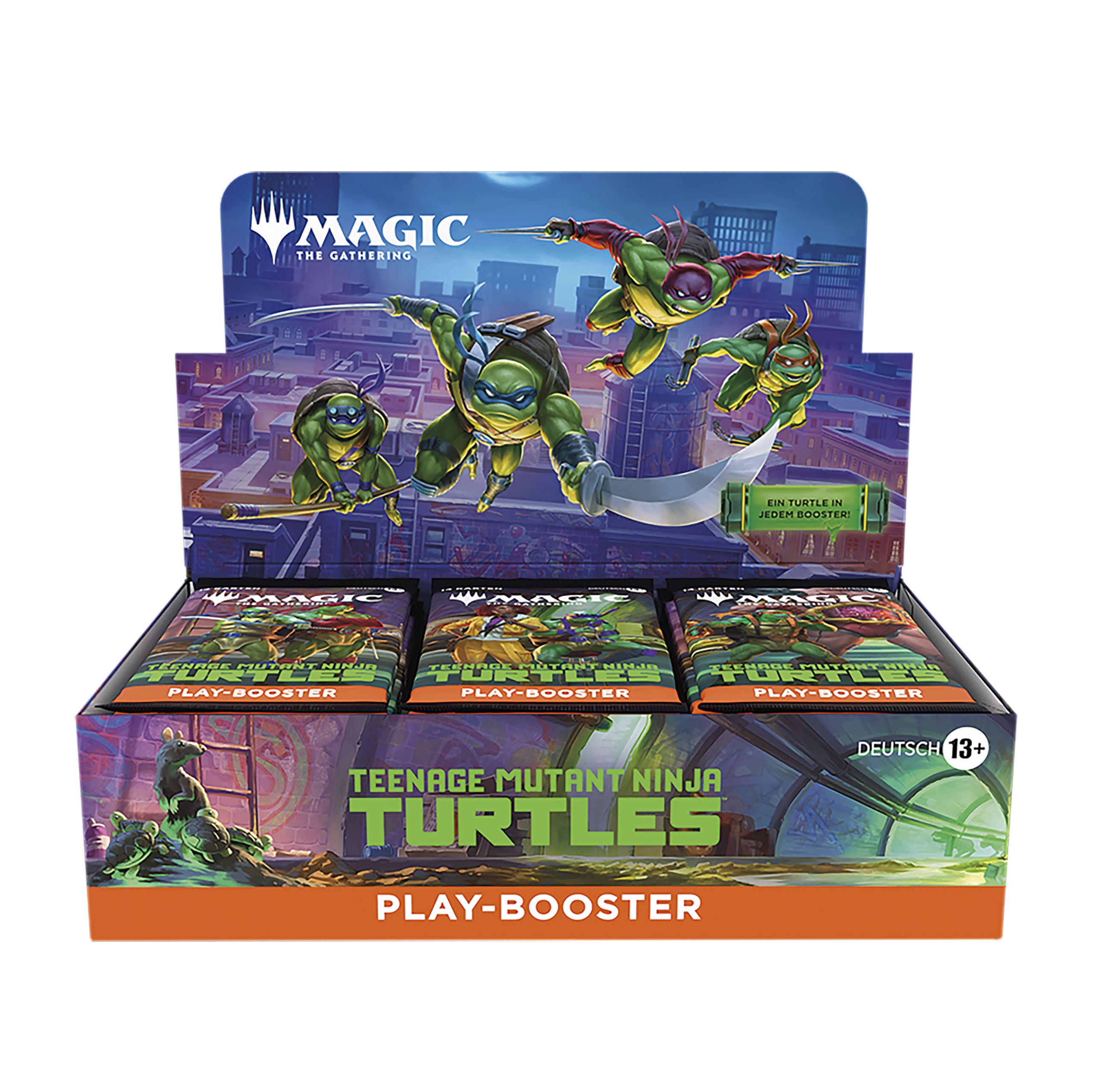 Image produit Teenage Mutant Ninja Turtles Play Booster version allemande – Magic: The Gathering Display E1091583