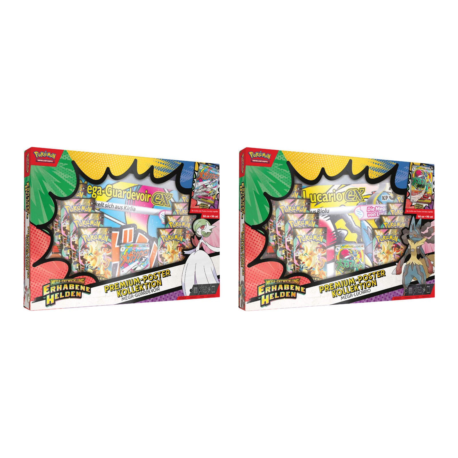 Image produit Pokémon - Méga-Évolution Héros Sublimes Mystery Premium Poster Collection