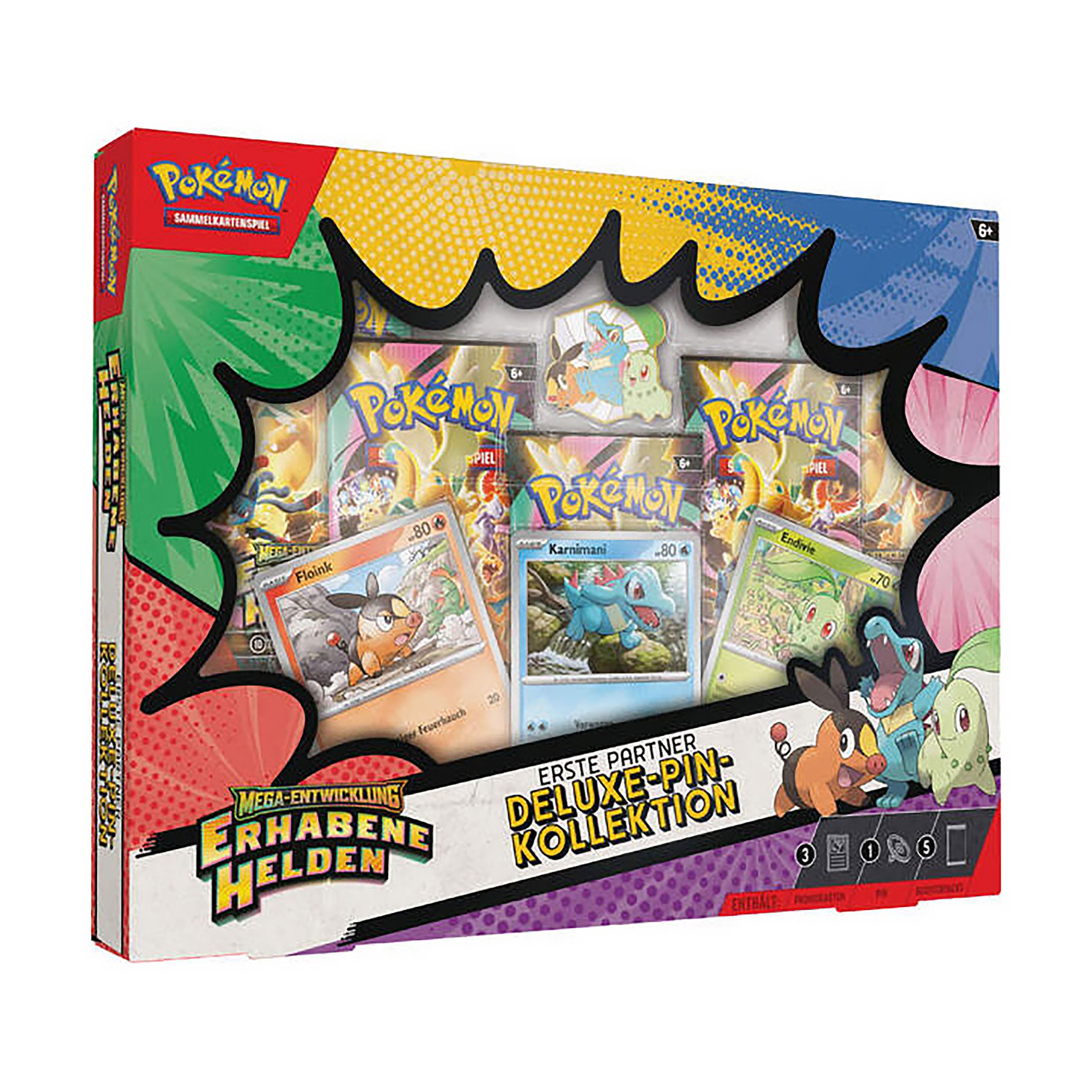 Immagine del prodotto Pokémon - Collezione Deluxe Pin Eroi Sublimi Mega Evoluzione