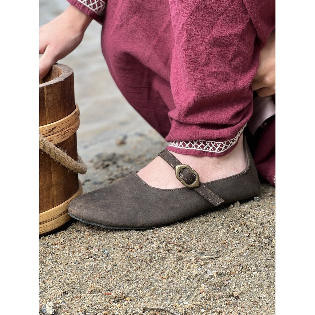 Produktbild Mittelalter Damenschuhe Rieke braun