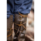 Image produit Bottes médiévales Ole en cuir nubuck marron