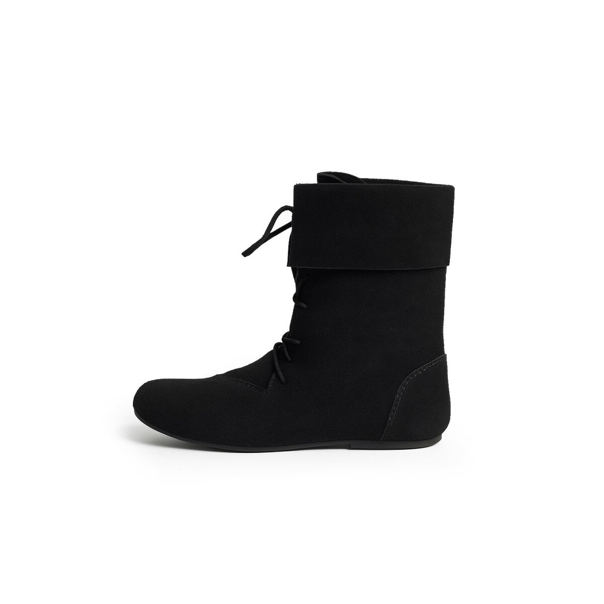 Produktbild Mittelalter Stiefel Aurin mit Stulpe schwarz