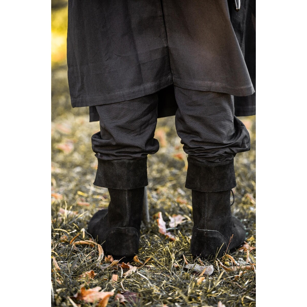 Produktbild Mittelalter Stiefel Aurin mit Stulpe schwarz