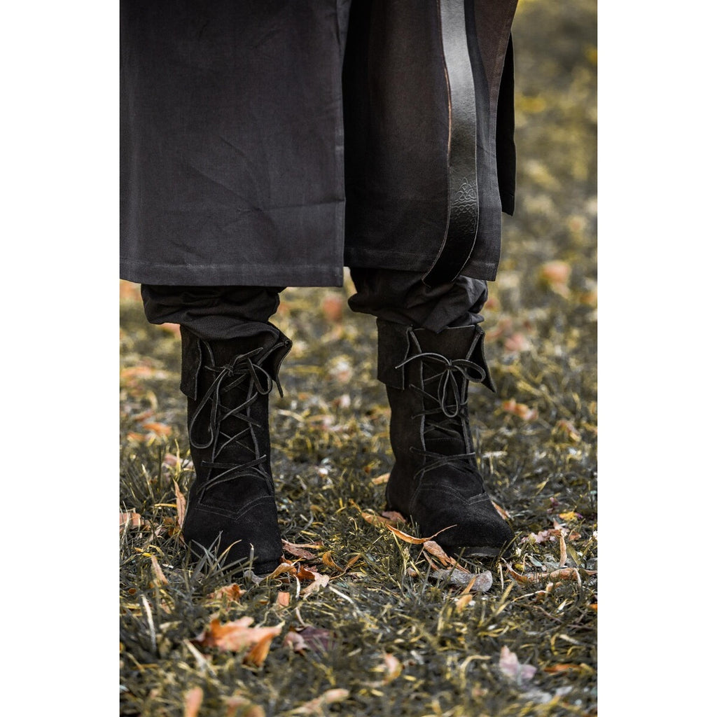 Produktbild Mittelalter Stiefel Aurin mit Stulpe schwarz
