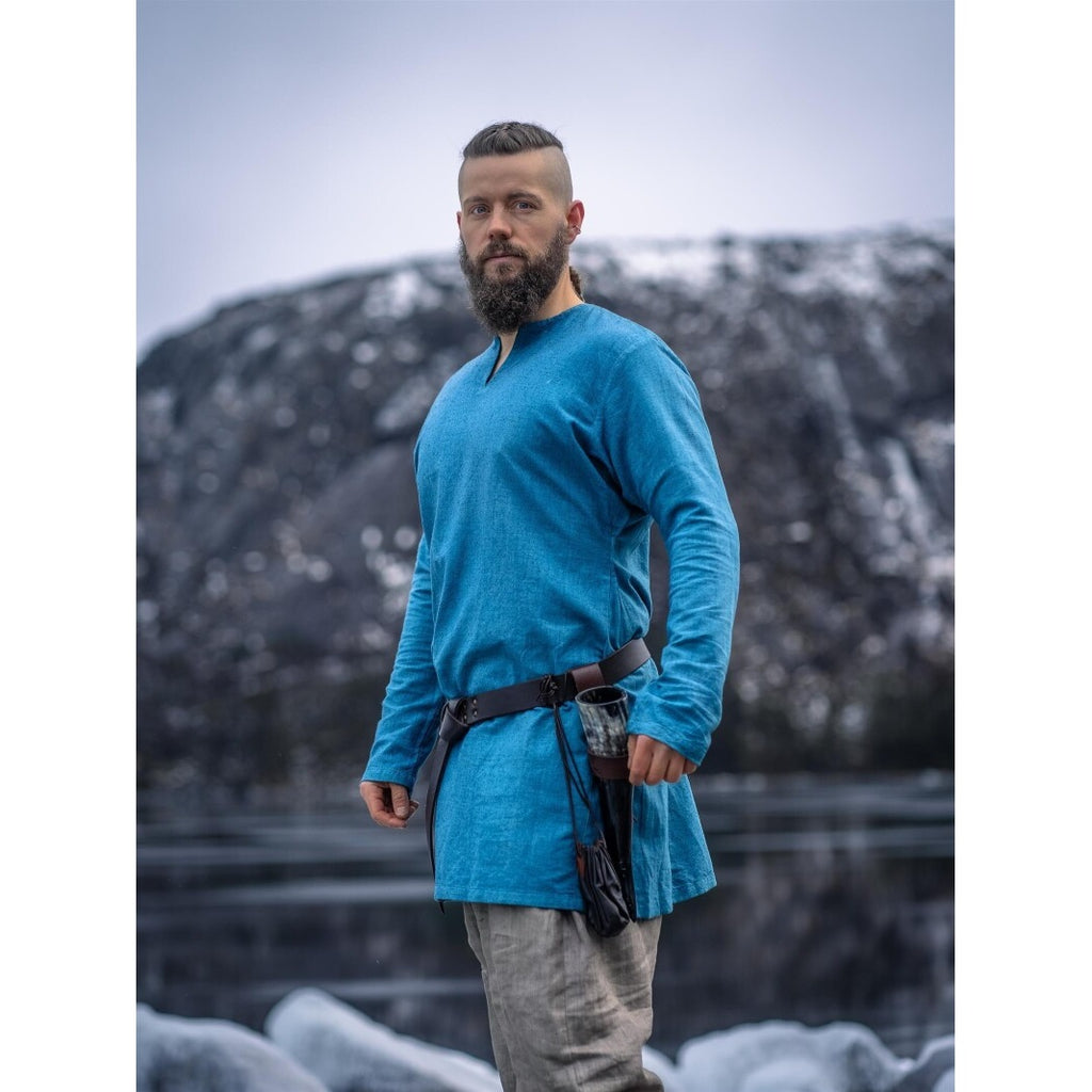 Image produit Tunique médiévale Ragnar bleu