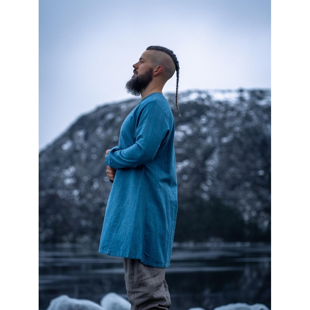 Image produit Tunique médiévale Ragnar bleu