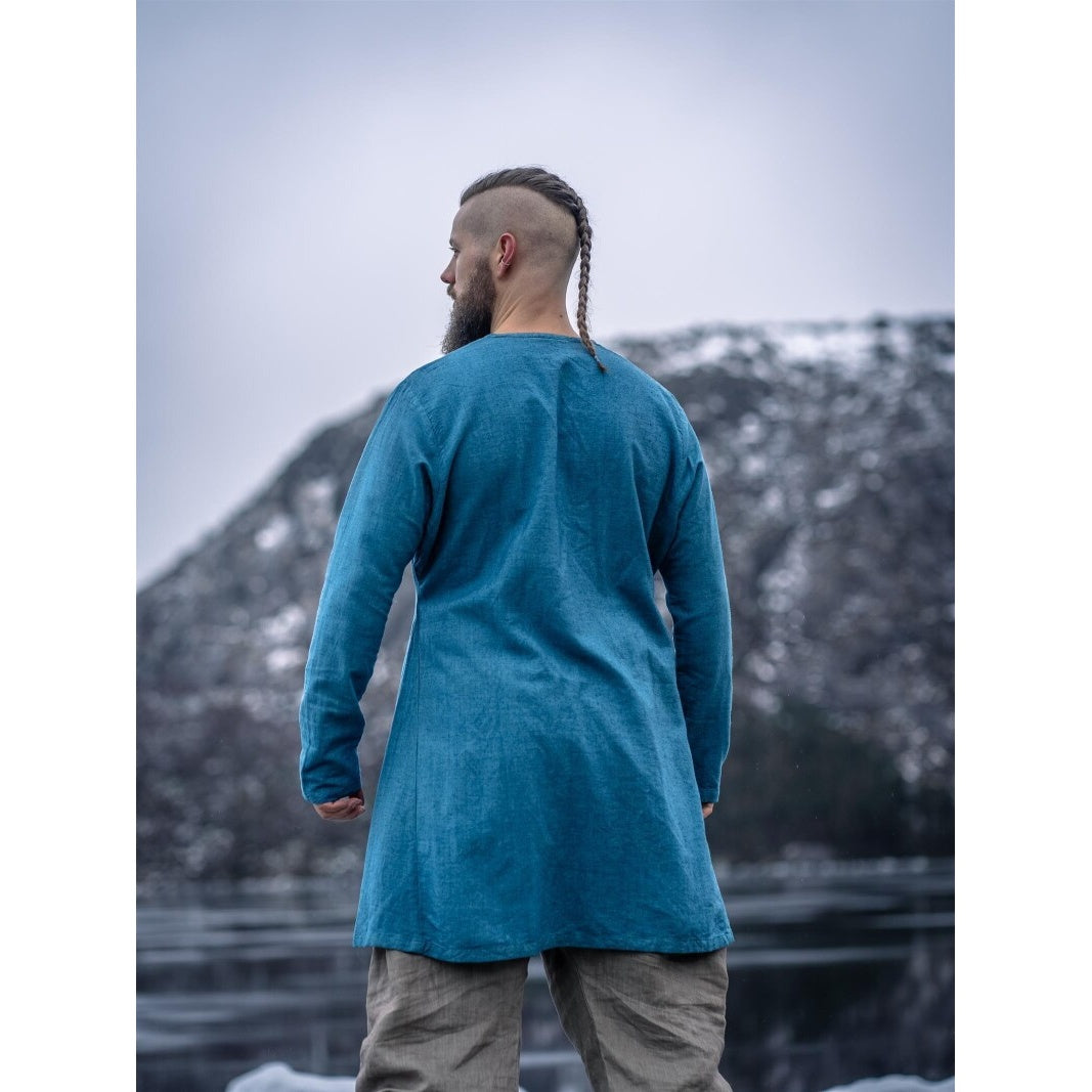 Image produit Tunique médiévale Ragnar bleu