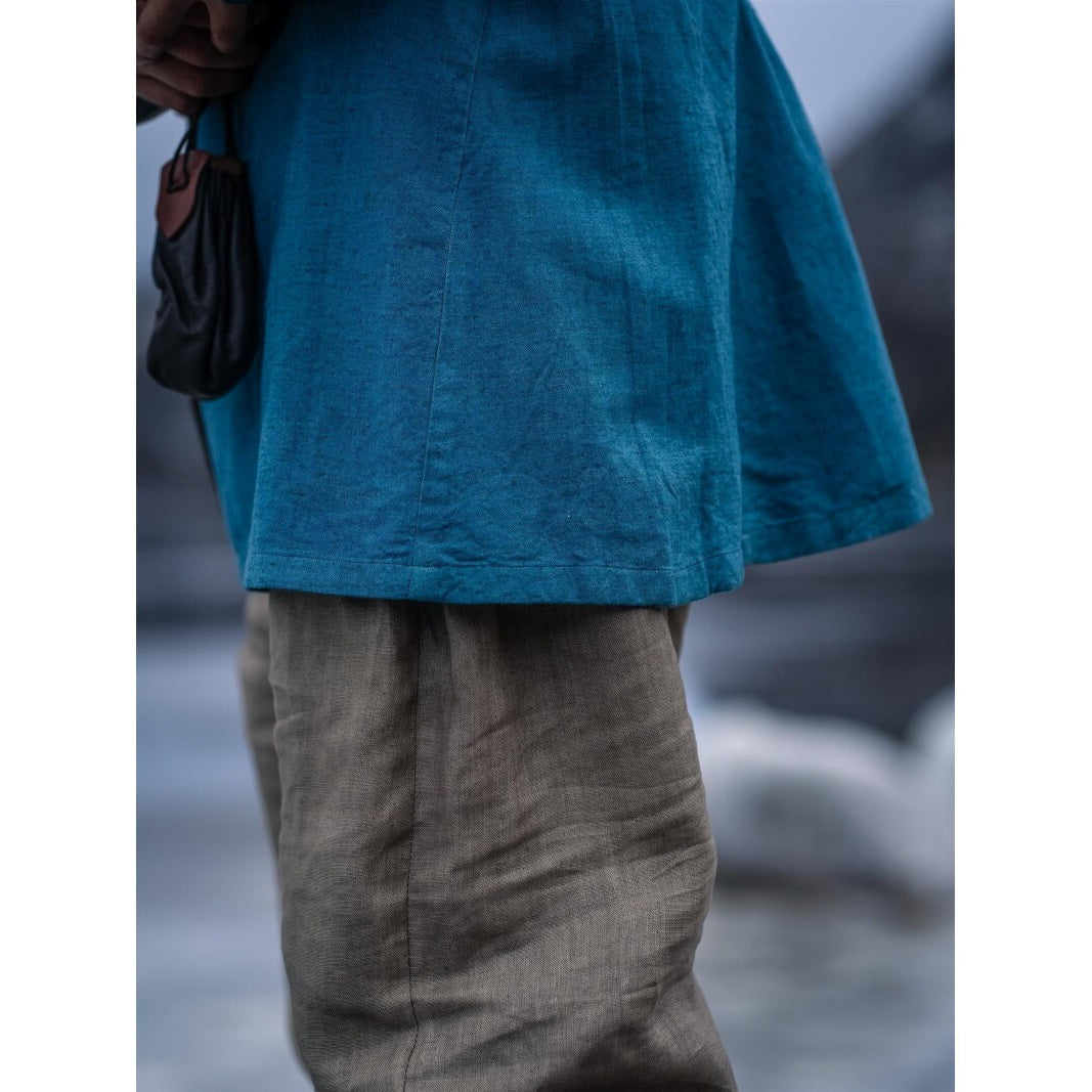 Image produit Tunique médiévale Ragnar bleu