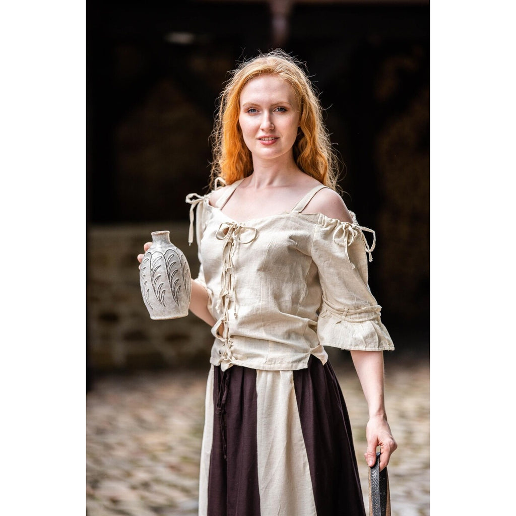 Produktbild Mittelalter Trägerbluse Prina beige