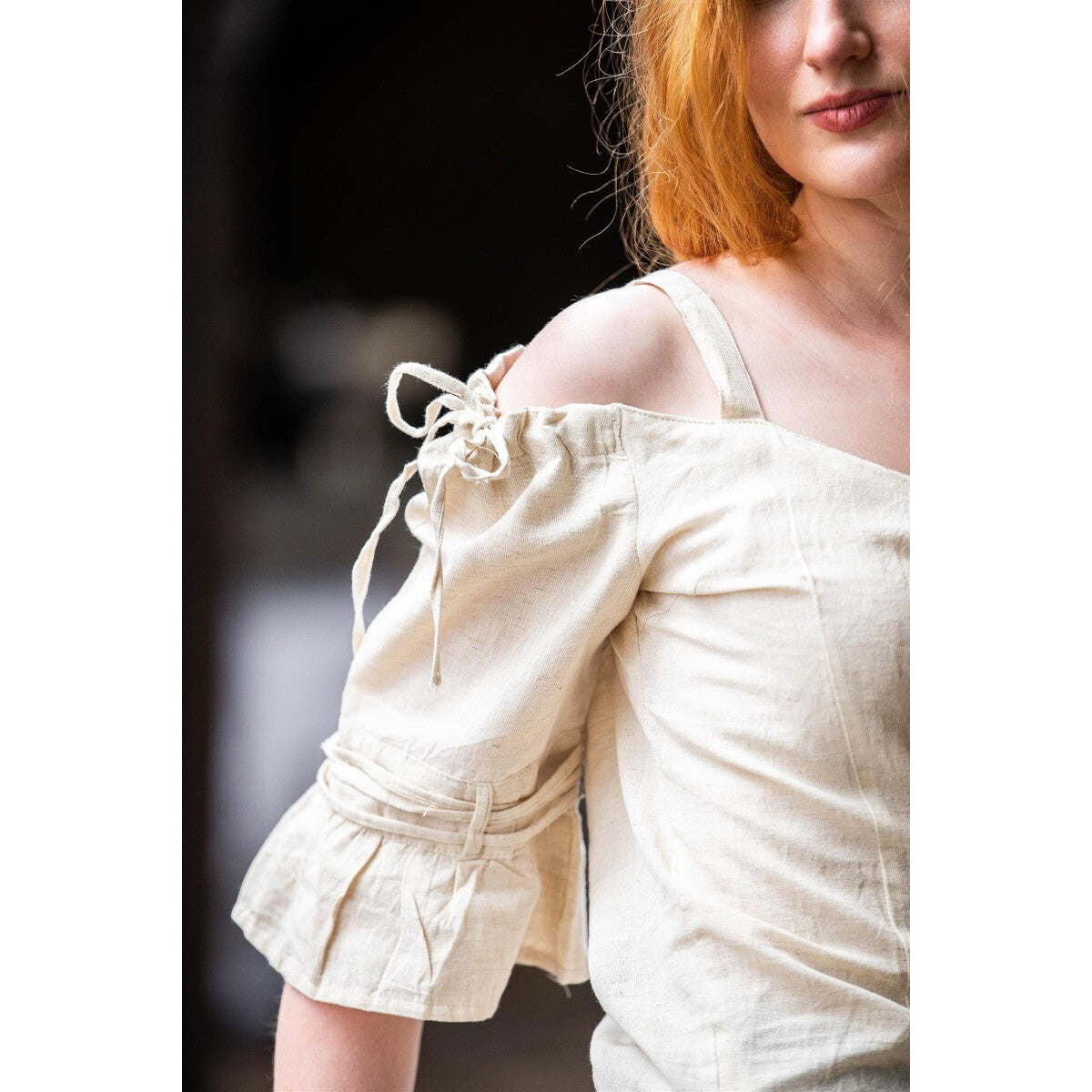 Produktbild Mittelalter Trägerbluse Prina beige