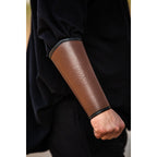 Immagine del prodotto Bracciale in cuoio medievale Ottar con incisione Vegvisir marrone