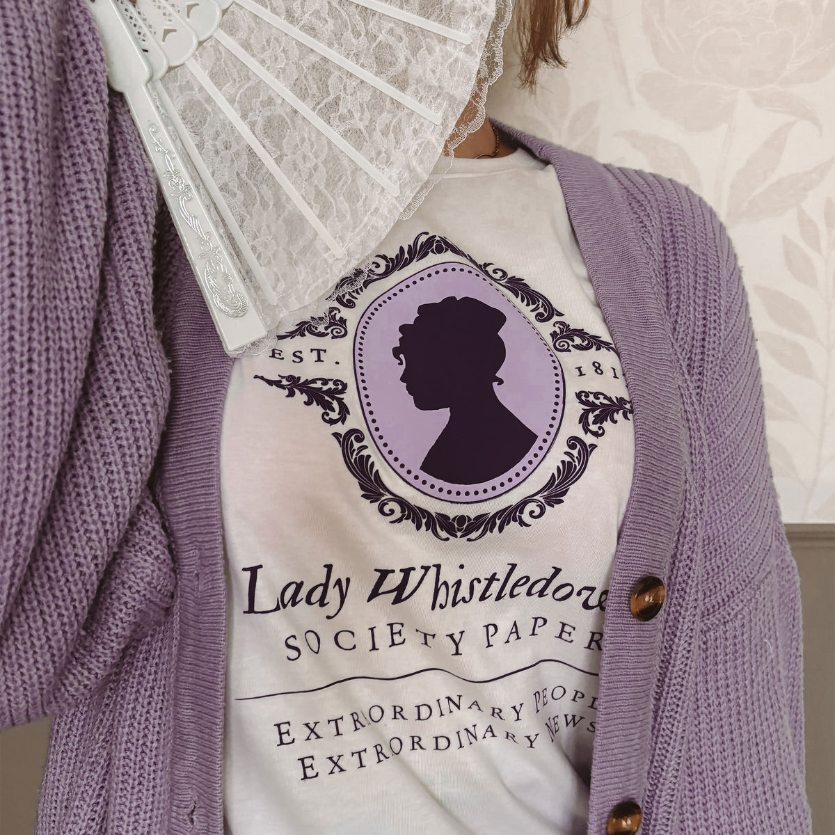 Image produit T-shirt Society Papers pour les fans de La Chronique des Bridgerton
