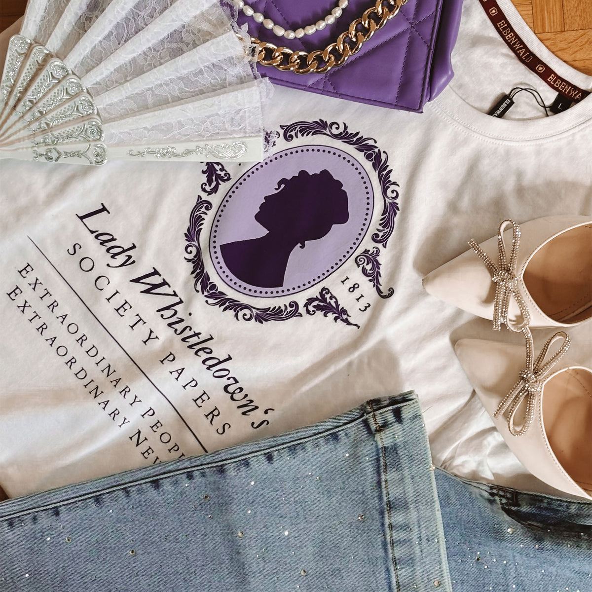Image produit T-shirt Society Papers pour les fans de La Chronique des Bridgerton
